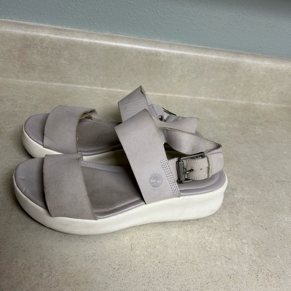 Timberland Los Angeles wind leather sandal women’s size 6 - Picture 1 of 6
